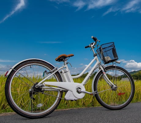 1人乗り電動自転車｜あきる野市の事例