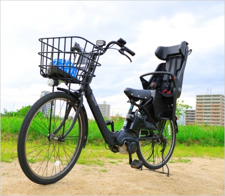 2人乗り電動自転車｜あきる野市の事例